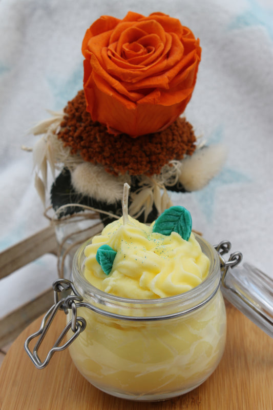 Bougie chantilly parfum Citronnelle Géranium